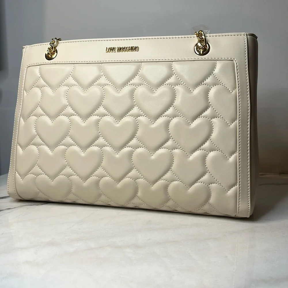 Love Moschino Beige Shoulder Bag - Picture 2 of 10